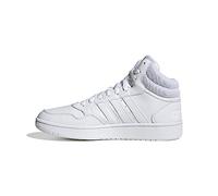 adidas Homme Hoops 3.0 Mid Lifestyle Basketball Classic Vintage Shoes Chaussures, Cloud White/Cloud White/Cloud White, 40 2/3 EU