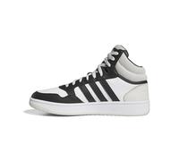 adidas Homme Hoops 3.0 Mid Lifestyle Basketball Classic Vintage Shoes, Cloud White/Core Black/Orbit Grey, 44 EU