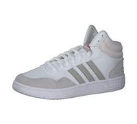 adidas Homme Hoops 3.0 Mid Lifestyle Basketball Classic Vintage Shoes, Cloud White/Metal Grey/Grey One, 45 1/3 EU