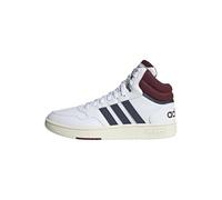 Adidas Homme Hoops 3.0 Mid Lifestyle Basketball Classic Vintage Shoes, Cloud White/Shadow Navy/Shadow Red, 44 EU