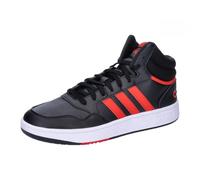 Adidas Homme Hoops 3.0 Mid Lifestyle Basketball Classic Vintage Shoes, Core Black/Better Scarlet/Cloud White, 42 EU