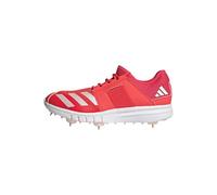 adidas Homme Howzat Spike Chaussures de Cricket, Lucid Red/Zero Metalic/Lucid Red, 40 2/3 EU