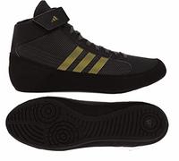 Adidas Homme HVC Adult Chaussures de Lutte, Noir Anthracite métallisé doré, 44 2/3 EU