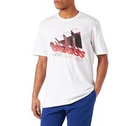 adidas Homme London Logo 1 T Shirt, Blanc, S EU