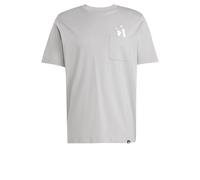 ADIDAS SPORTSWEAR T-Shirt fonctionnel 'Lounge Slides' gris, Taille L