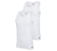 Adidas Homme Maillots de Corps, 2er Paquet - Débardeur, Active Flex Coton,