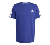 T-shirt adidas 3 bandes manches courtes bleu marine - S