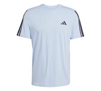 adidas Homme Men 3-Stripes T-Shirt, Glow Blue, XS