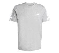 adidas Homme Men 3-Stripes T-Shirt, Medium Grey Heather, L