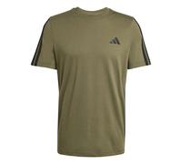 adidas Homme Men 3-Stripes T-Shirt, Olive strata, L