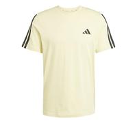 adidas Homme Men 3-Stripes T-Shirt, Powder Yellow, L