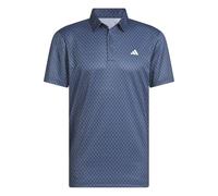 Adidas Homme Mens Core Allover Print Polo Shirt, Collegiate Navy/White, XL