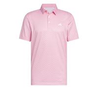 Adidas Homme Mens Core Allover Print Polo Shirt, Pure Ruby/White, M