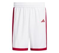 adidas Homme Mens Pulse Speed Bball Short Shorts, White/Team Power Red, M