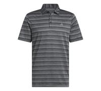 Adidas Homme Mens Two Color Stripe Polo Shirt, Black/Grey Four, M