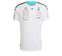 adidas Homme Mercedes - Amg Petronas Formula 1 Team Driver Jersey Authentic Shirt, White, S