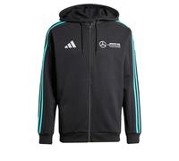 Adidas Homme Mercedes - AMG Petronas Formula One Team DNA Full Zip Hood Men, Black/White, XXL