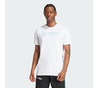 Adidas Homme Mercedes - AMG Petronas Formula One Team DNA Graphic Tee Men, White/Semi Mint Rush, XS