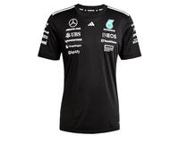 Adidas Homme Mercedes - AMG Petronas Formula One Team Driver Jersey Black Men, Black/White, S