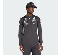 Adidas Homme Mercedes - AMG Petronas Formula One Team Driver Jersey Long Sleeve Black Men, Black/White, XL