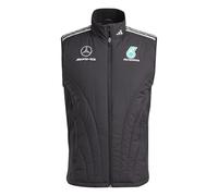 adidas Homme MERCEDES - AMG PETRONAS FORMULA ONE TEAM MECHANICS VEST MEN, Black/Reflective Silver, M