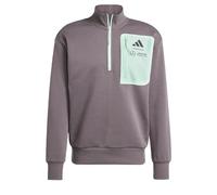 Adidas Homme Mercedes - AMG Petronas Formula One Team Premium Woven Fleece Top Men, Grey strata/Frozen Green, XS