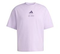 adidas Homme Mercedes - AMG Petronas Formula One Team Premium Woven Tee Men, Powder Plum, XS