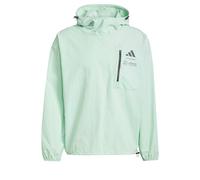 Adidas Homme Mercedes - AMG Petronas Formula One Team Premium Woven Wind Breaker Men, Frozen Green/Grey strata, L
