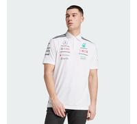 Adidas Homme Mercedes - AMG Petronas Formula One Team Team Polo White Men, White Melange/Black, XXL