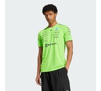 Adidas Homme Mercedes - AMG Petronas Formula One Team Team Set UP Tee Men, Solar Green/Black, XXL