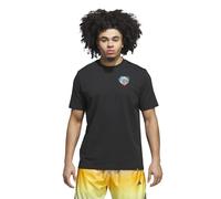 ADIDAS PERFORMANCE T-Shirt fonctionnel 'Nothing But Net' bleu clair / homard / noir / blanc, Taille XL