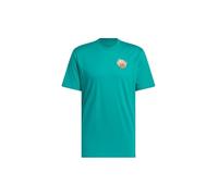 adidas Homme Nothing But Net Graphic T-Shirt, Pure Teal, 3XL