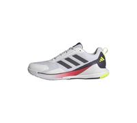 adidas Homme Novaflight 2 Indoor Shoes Chaussures de Sport, Cloud White/Aurora Met. / Aurora Plum, 45 1/3 EU