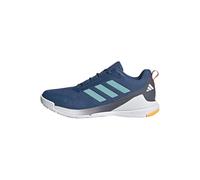 adidas Homme Novaflight 2 Indoor Shoes, Dusky Petrol/Flash Aqua/Core Black, 45 1/3 EU