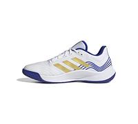 Adidas Homme Novaflight Volleyball Shoes, Cloud White/Matte Gold/Lucid Blue, 44 EU