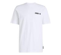 adidas Homme Novelty Cards Graphic Shirt, White, XXL