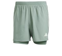 adidas Homme Own The Run Climacool 2in1 Short, Silver Green, S