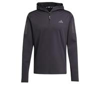 adidas Homme Own The Run Winterized Hooded Half-Zip, Black, M
