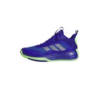 adidas Homme OWNTHEGAME 3.0 Shoes Chaussures de Basket-Ball, Lucid Blue/Silver met./Lime Burst, 45 1/3 EU