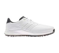 adidas Homme Performance Classic Chaussure de Golf, Blanc/Doré/Noir, 40 2/3 EU