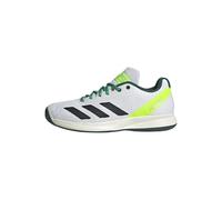 adidas Homme Pickleball Shoes, FTWR White/Core Black/Collegiate Green, 44 2/3 EU