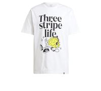 adidas Homme Positivity Graphic Tee, White, S