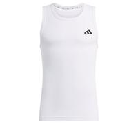 adidas Homme Power Essentials Workout Rib Tank Shirt, White, S