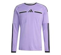 adidas Homme Referee 26 Jersey Long Sleeve Shirt, Violet Fusion/Black, M