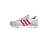 adidas Homme Run 60s 3.0 Shoes Chaussures, Cloud White/Better Scarlet/Grey One, 44 EU