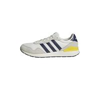 adidas Homme Run 60s 4.0 Shoes, Core White/Dark Blue/Off White, 44 EU