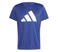 adidas Homme Run It Stripes Tee, Dark Blue, L