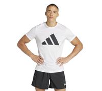 adidas Homme Run It Stripes Tee, White, M
