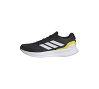 adidas Homme RUNFALCON 5 Running Shoes, Core Black/Cloud White/Yellow, 39 1/3 EU