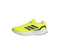 adidas Homme Runfalcon 5 Running Shoes, Solar Yellow/Dark Blue/FTWR White, 46 EU